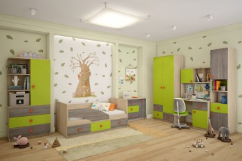 Детская комната Пуговка в Олёкминске - olyokminsk.mebel54.com | фото