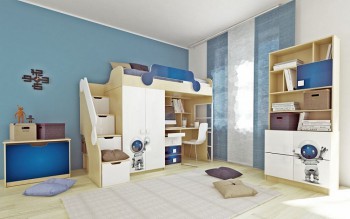Детская комната Санни (Белый/корпус Клен) в Олёкминске - olyokminsk.mebel54.com | фото