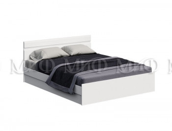 Кровать с подъемным механизмом Нэнси New 1,4м (Белый/белый глянец) в Олёкминске - olyokminsk.mebel54.com | фото
