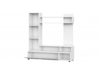 Мебель для гостиной "МГС 9" Белый / Цемент светлый в Олёкминске - olyokminsk.mebel54.com | фото