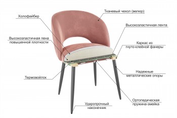 Набор стульев Моли 2 шт (зеленый велюр/черный) в Олёкминске - olyokminsk.mebel54.com | фото