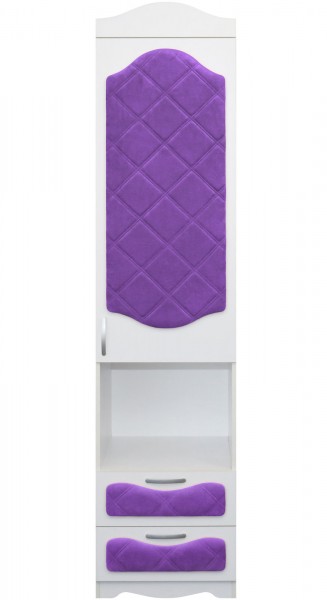 Пенал с ящиками серии Иллюзия 32 Фиолетовый в Олёкминске - olyokminsk.mebel54.com | фото