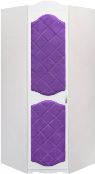 Шкаф угловой Иллюзия 32 Фиолетовый в Олёкминске - olyokminsk.mebel54.com | фото