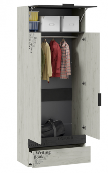 Шкаф комбинированный для одежды «Оксфорд-2» в Олёкминске - olyokminsk.mebel54.com | фото