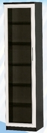 Шкаф средний со стеклодверью ДЛЯ ГОСТИНОЙ ШСС-450 Венге/Дуб выбеленный в Олёкминске - olyokminsk.mebel54.com | фото